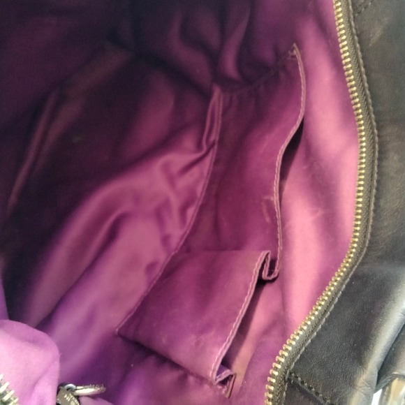 Coach Black Leather Purse Satchel Handbag - Picture 16 of 16